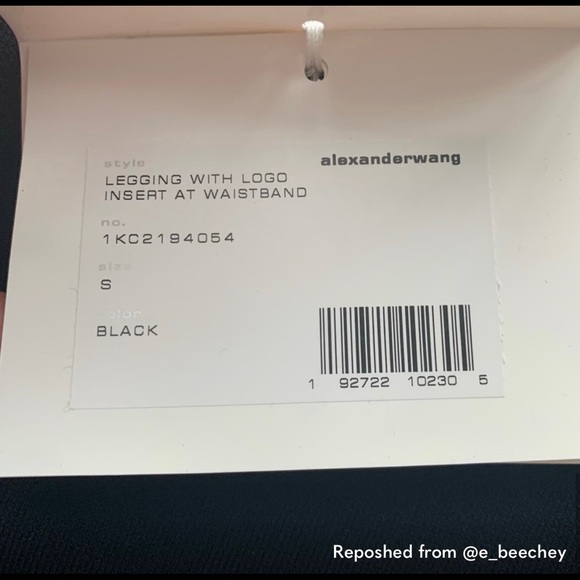 Alexander Wang Black Leggings size M - Picture 11 of 12